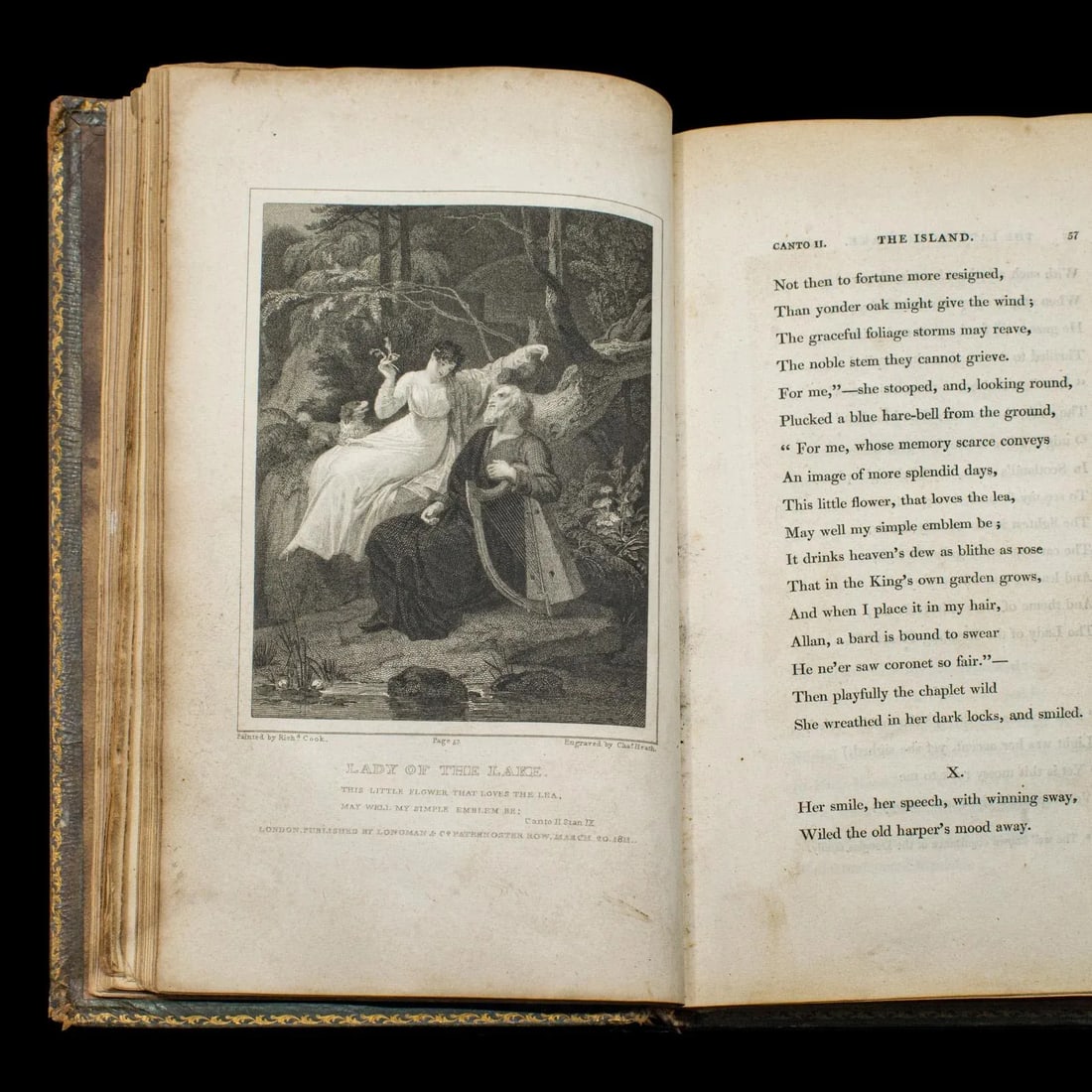 Antique Poetry Book, the Lady of the Lake, Walter Scott, Early Edition, Georgian - 12