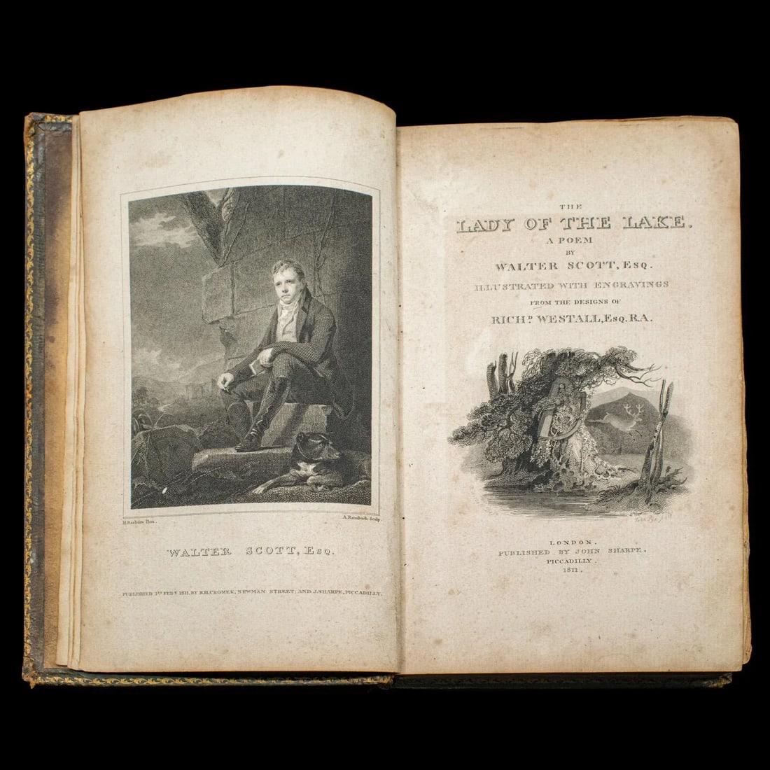 Antique Poetry Book, the Lady of the Lake, Walter Scott, Early Edition, Georgian - 3
