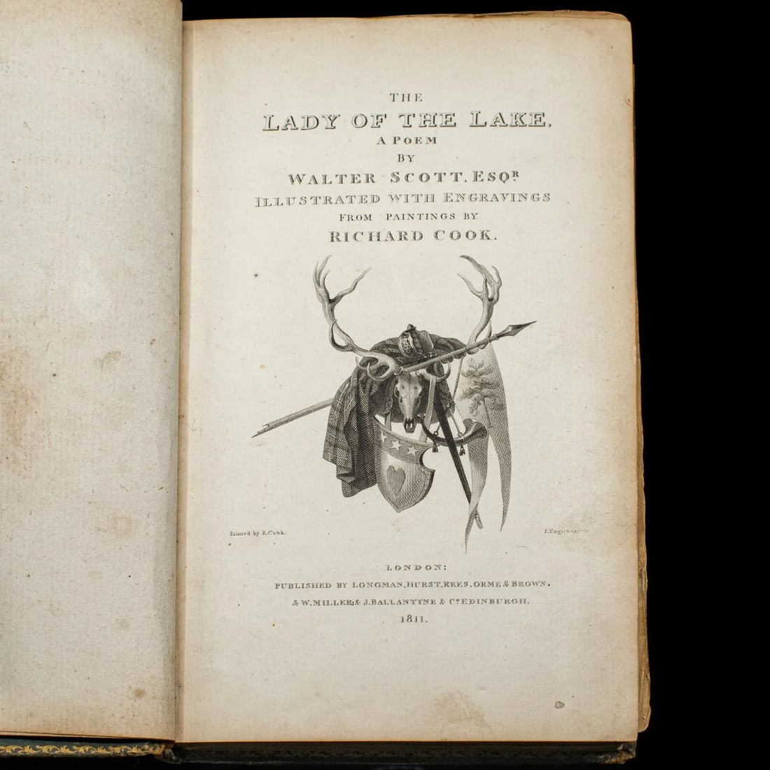 Antique Poetry Book, the Lady of the Lake, Walter Scott, Early Edition, Georgian - 4