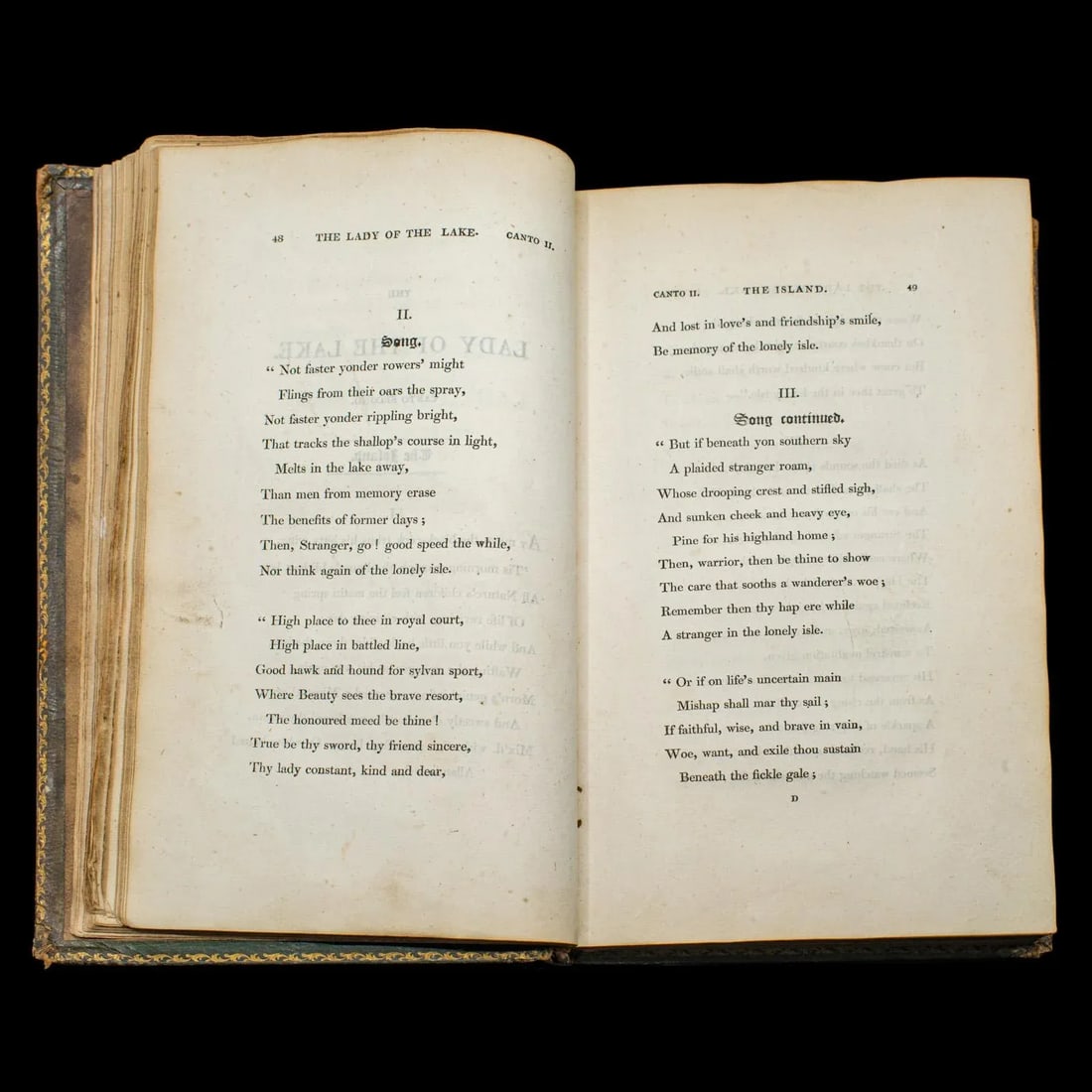 Antique Poetry Book, the Lady of the Lake, Walter Scott, Early Edition, Georgian - 6