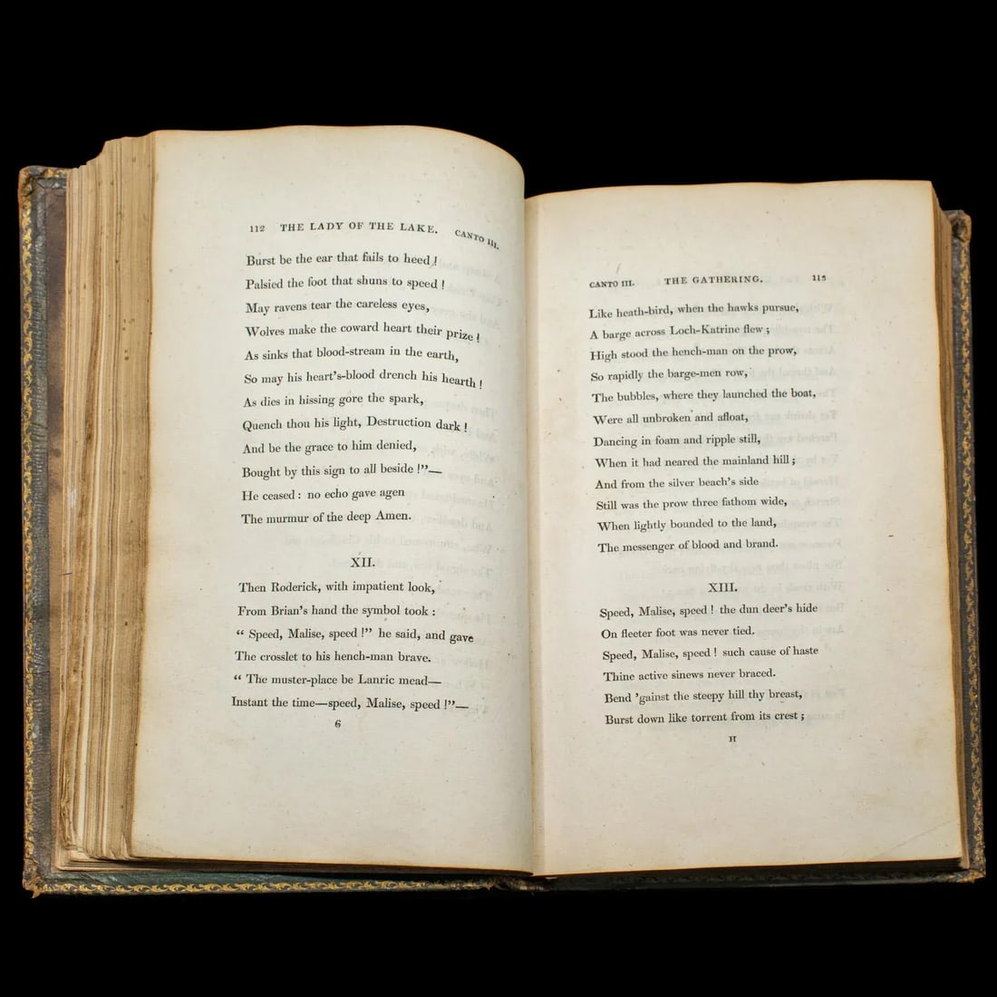 Antique Poetry Book, the Lady of the Lake, Walter Scott, Early Edition, Georgian - 9
