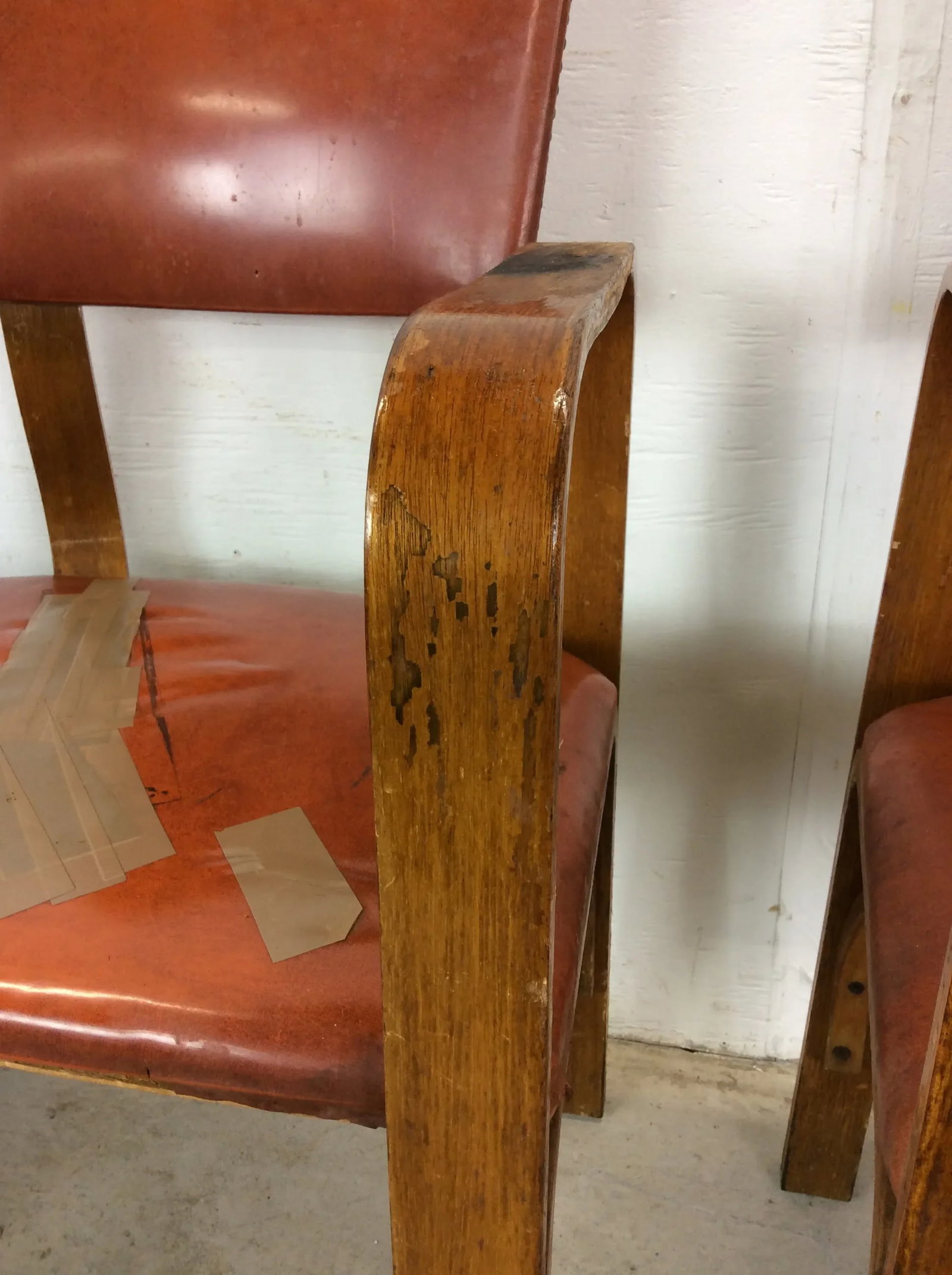 Set of 4 Mid Century Bentwood Dining Chairs Styled After Thonet - 6