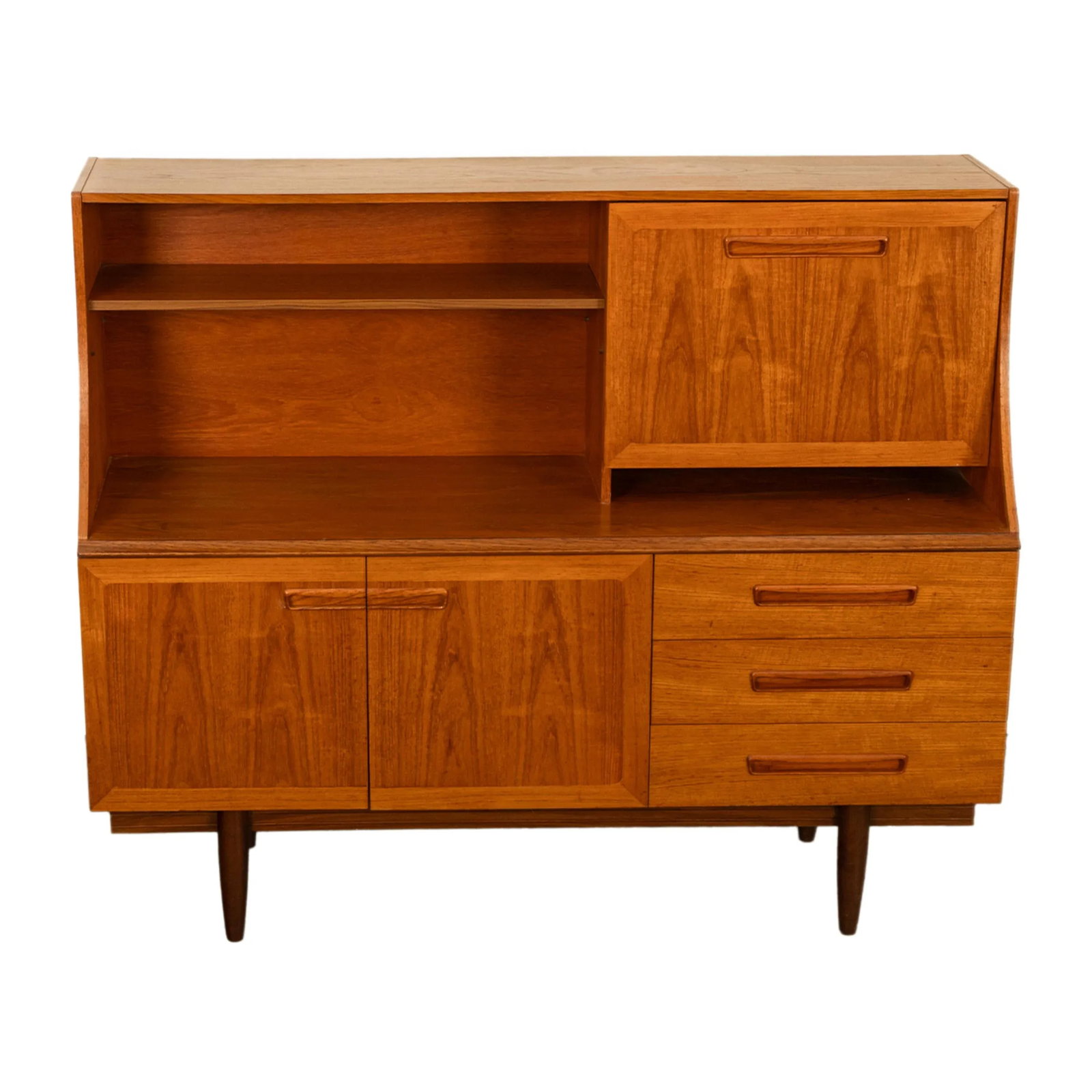 Mid Century Modern Danish Style Teak Credenza Bar Sideboard Buffet G Plan 1960s - 4