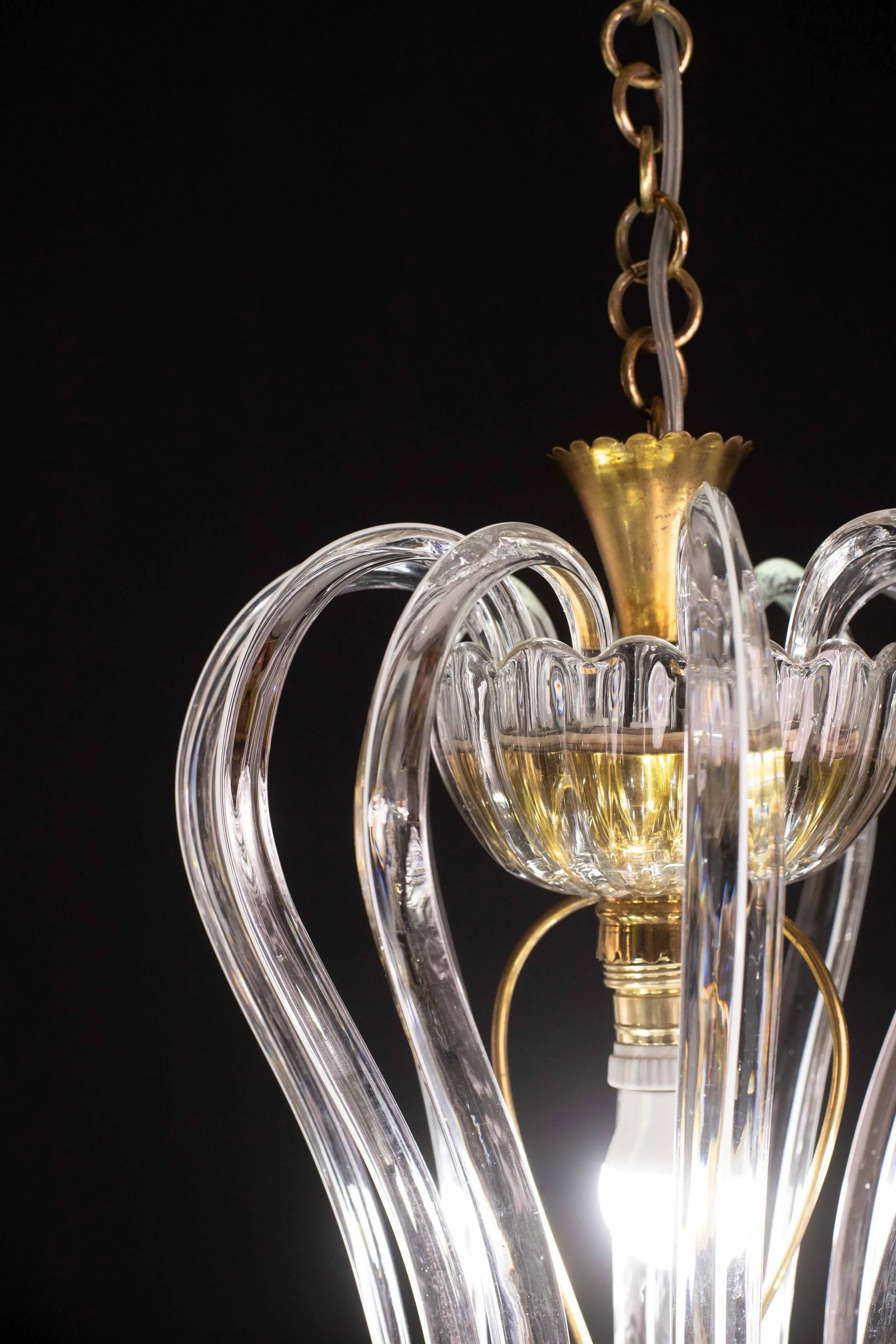 Midcentury Jewel Murano Glass Chandelier Attributed to Barovier E Toso, 1950s - 11