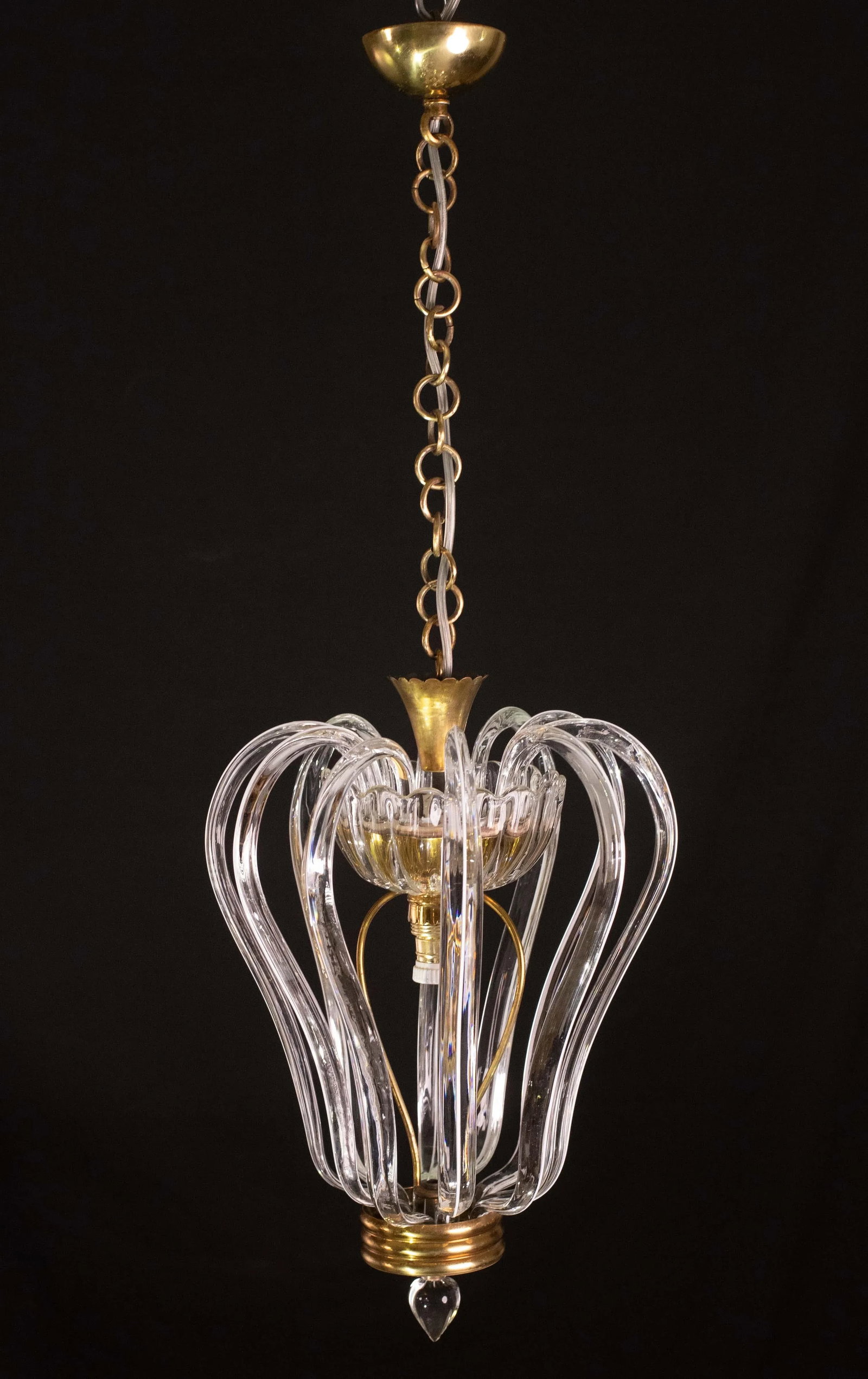 Midcentury Jewel Murano Glass Chandelier Attributed to Barovier E Toso, 1950s - 2