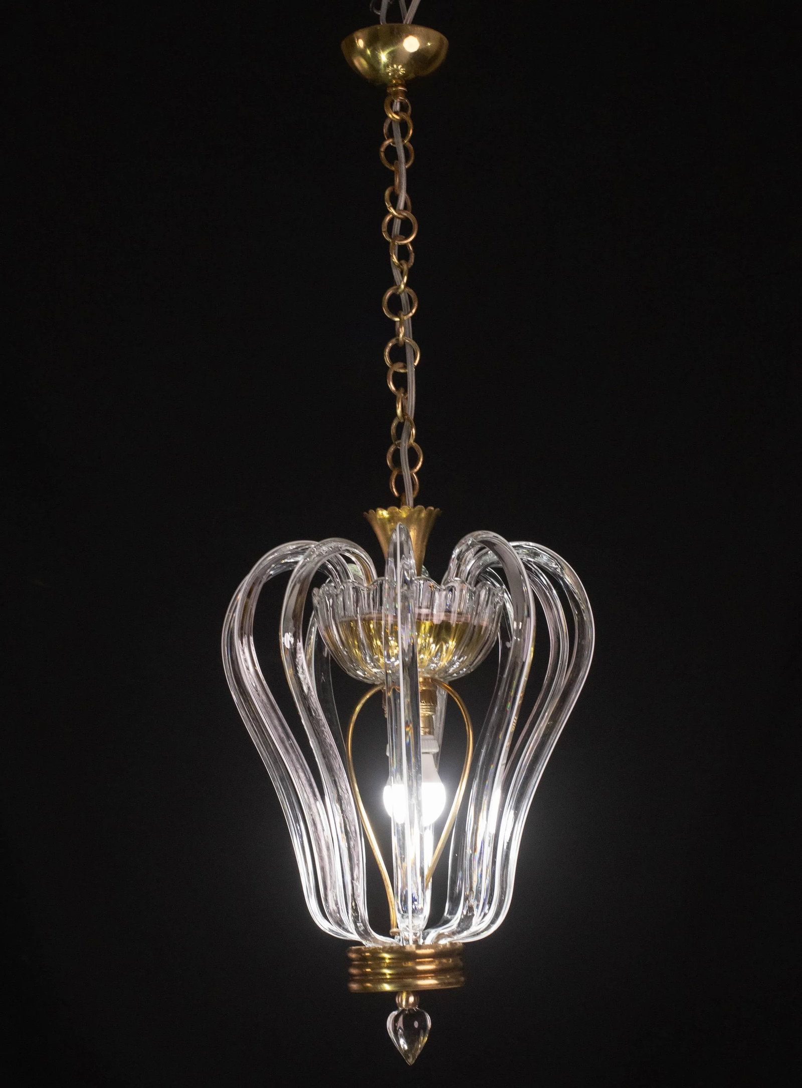 Midcentury Jewel Murano Glass Chandelier Attributed to Barovier E Toso, 1950s - 3
