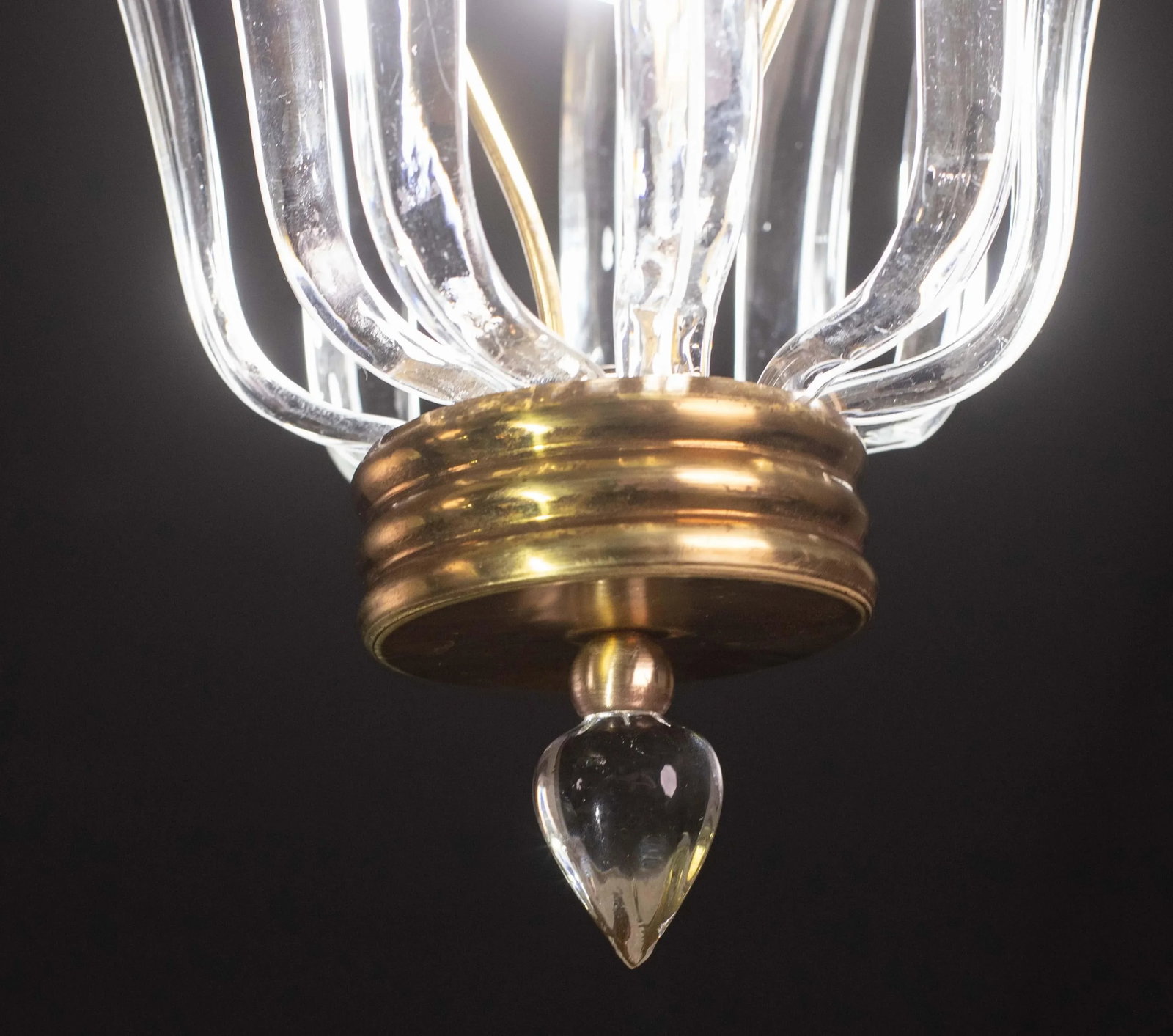 Midcentury Jewel Murano Glass Chandelier Attributed to Barovier E Toso, 1950s - 4