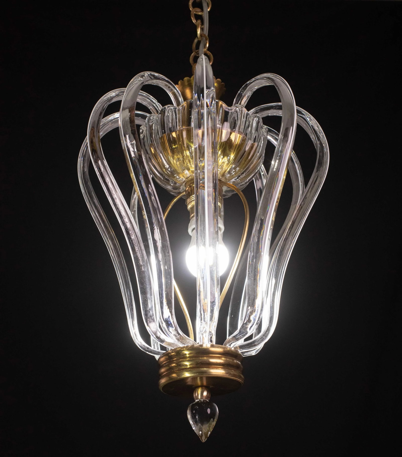 Midcentury Jewel Murano Glass Chandelier Attributed to Barovier E Toso, 1950s - 5