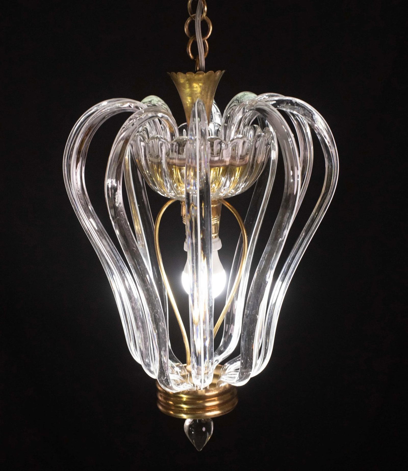 Midcentury Jewel Murano Glass Chandelier Attributed to Barovier E Toso, 1950s - 7