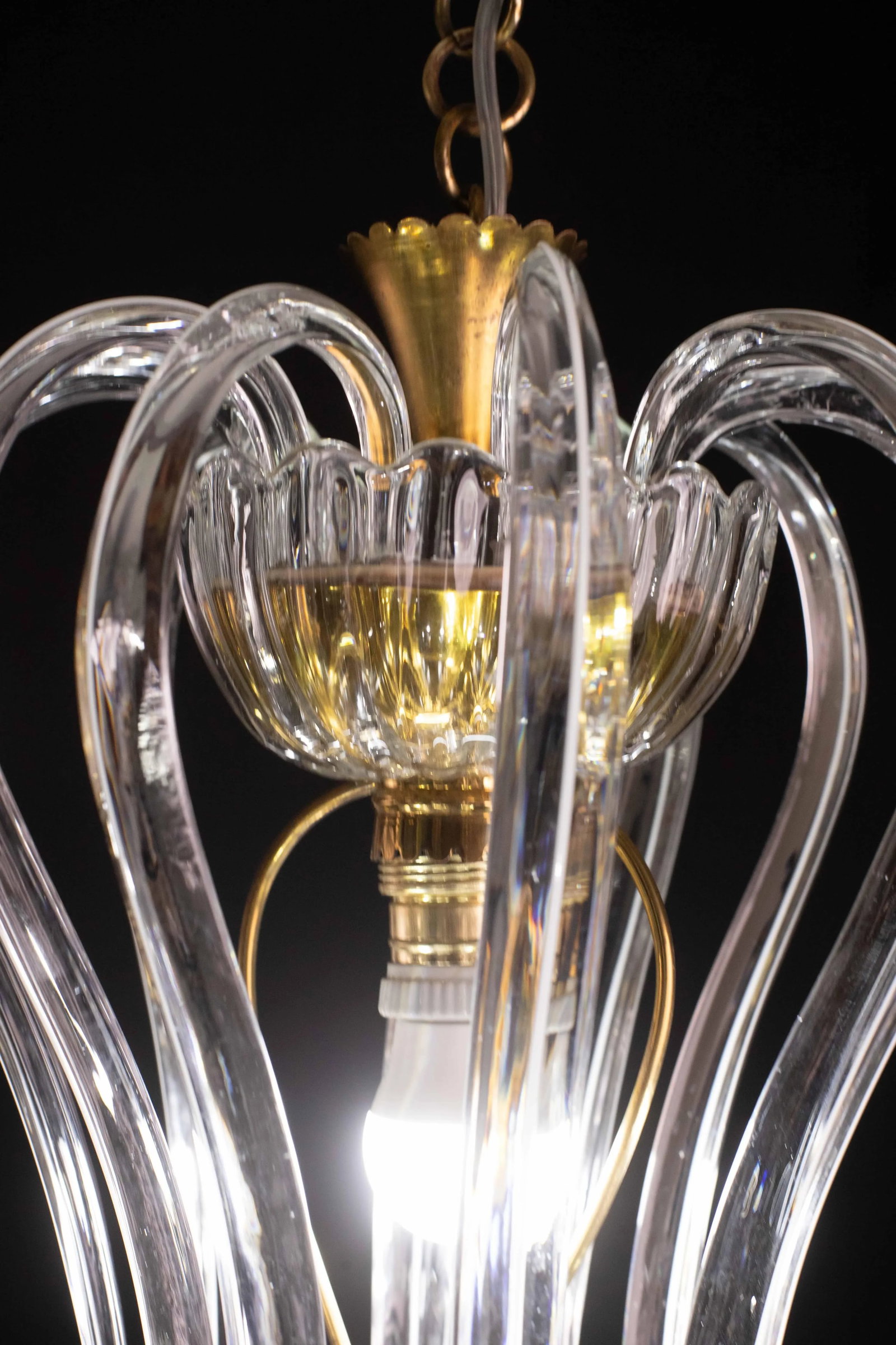 Midcentury Jewel Murano Glass Chandelier Attributed to Barovier E Toso, 1950s - 8