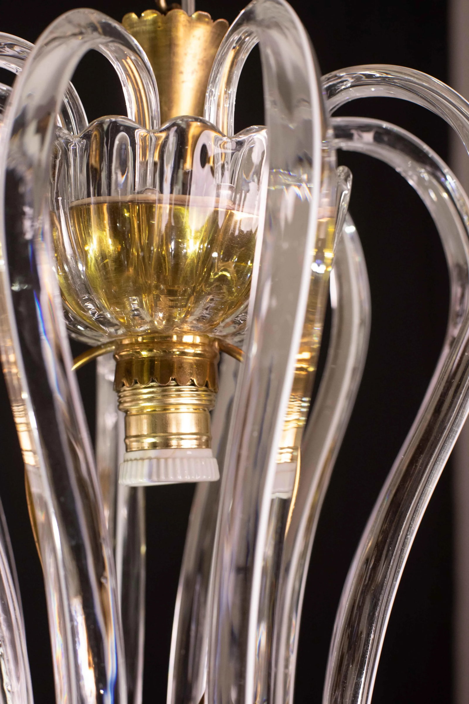 Midcentury Jewel Murano Glass Chandelier Attributed to Barovier E Toso, 1950s - 9