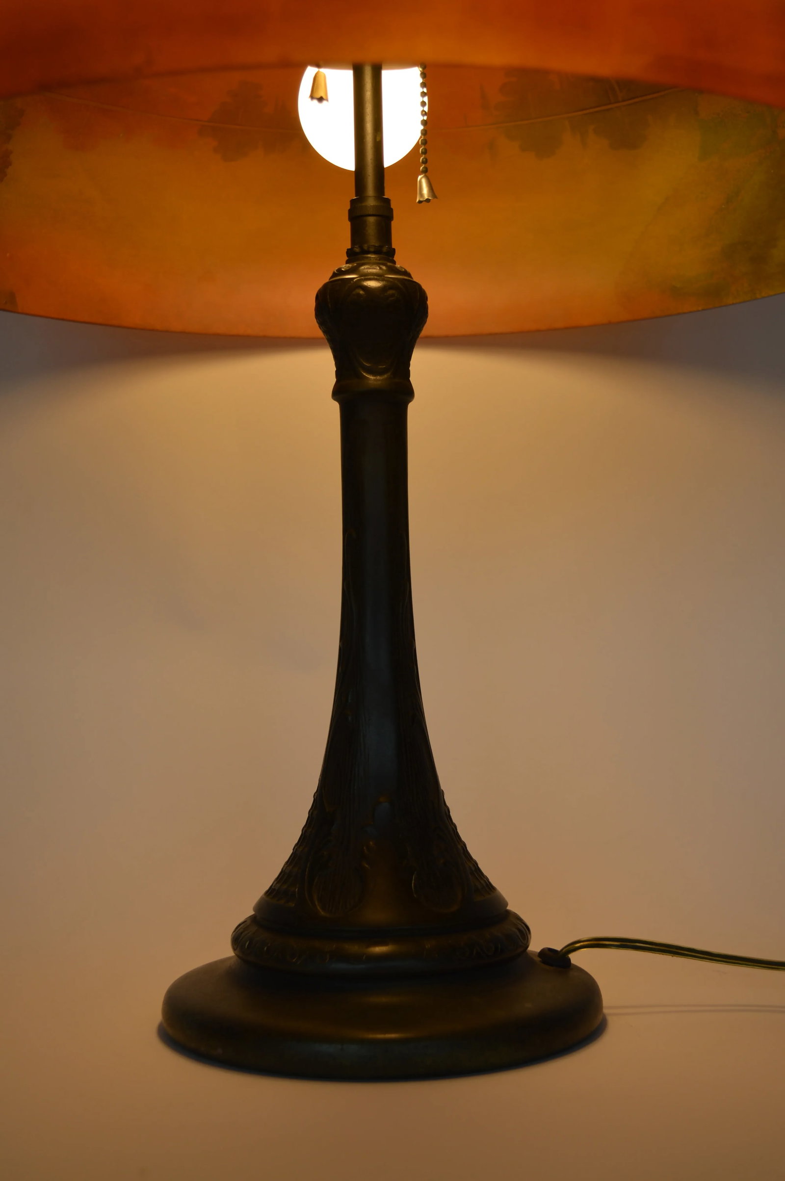 1920s Phoenix Sunset Landscape Table Lamp, France - 4