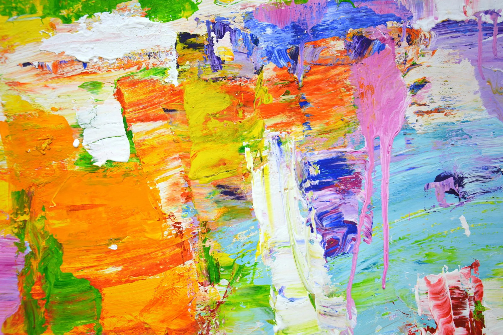Happy Days!Modern Original Hand Painting. - 7