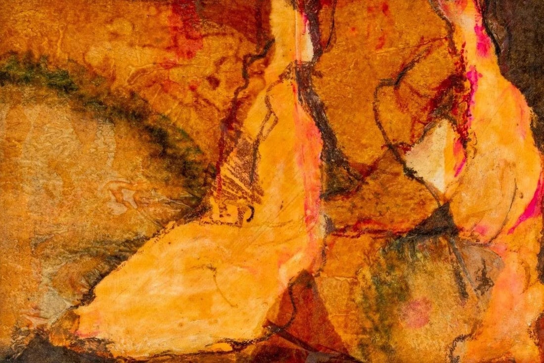 Elfi Schuselka Figural Composition Mixed Media - 2