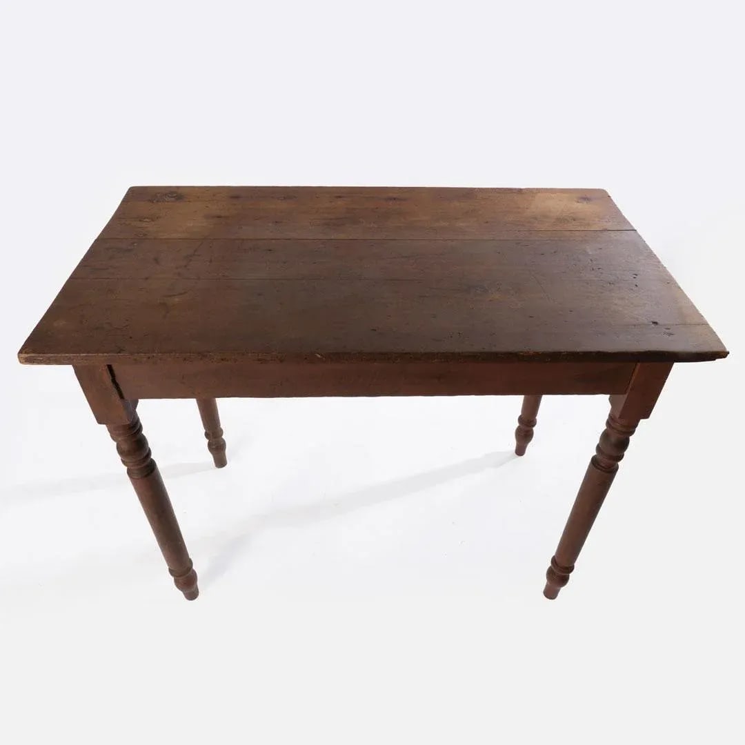 Antique Country Farmhouse Kitchen Table - 2