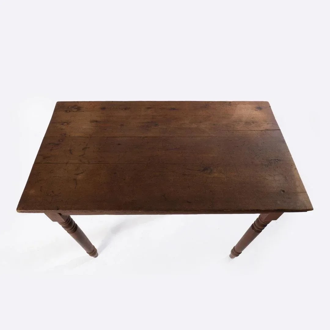 Antique Country Farmhouse Kitchen Table - 3