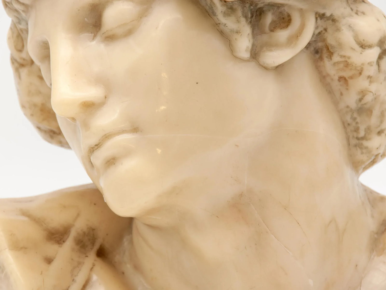 Early 20th Century Classical Wax Bust - 2