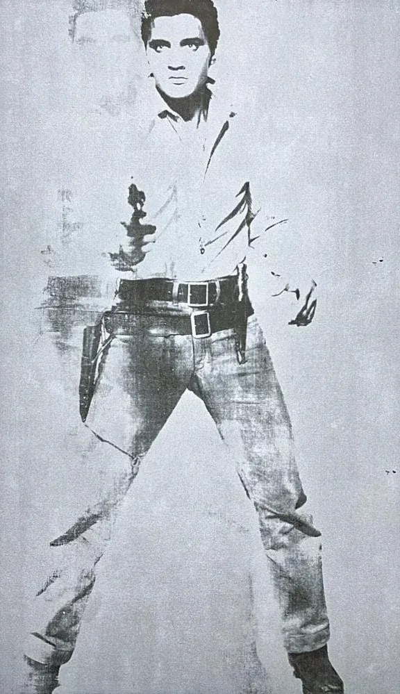 After Andy Warhol, One Elvis Presley , 1980s, Lithograph - 2