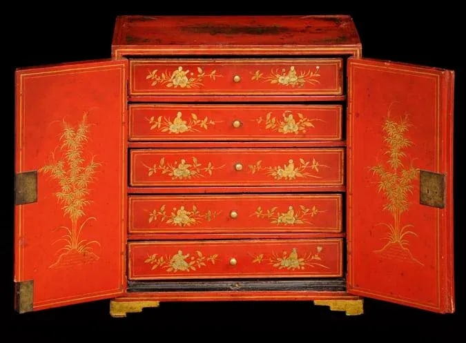 Antique Chinese Export Jewelry Box, Circa 1850 - 6