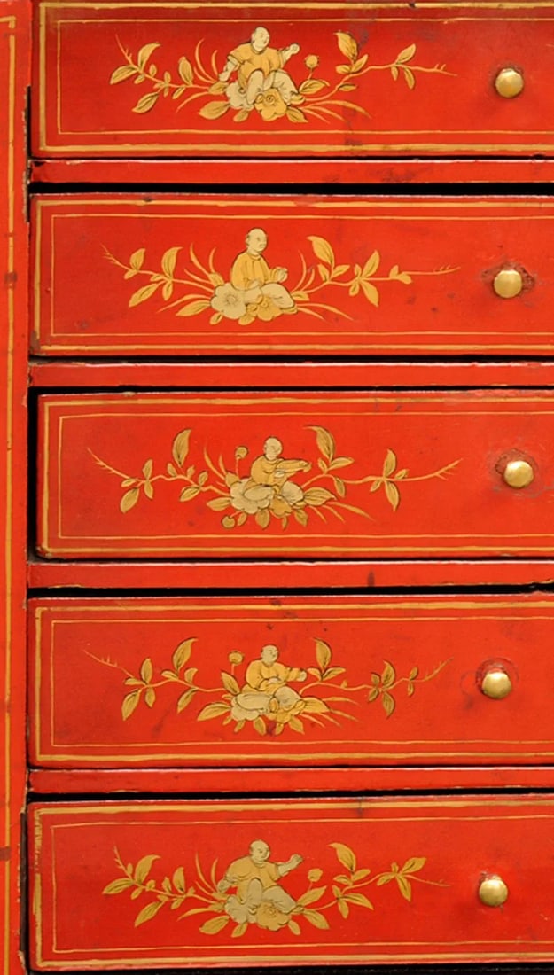 Antique Chinese Export Jewelry Box, Circa 1850 - 7