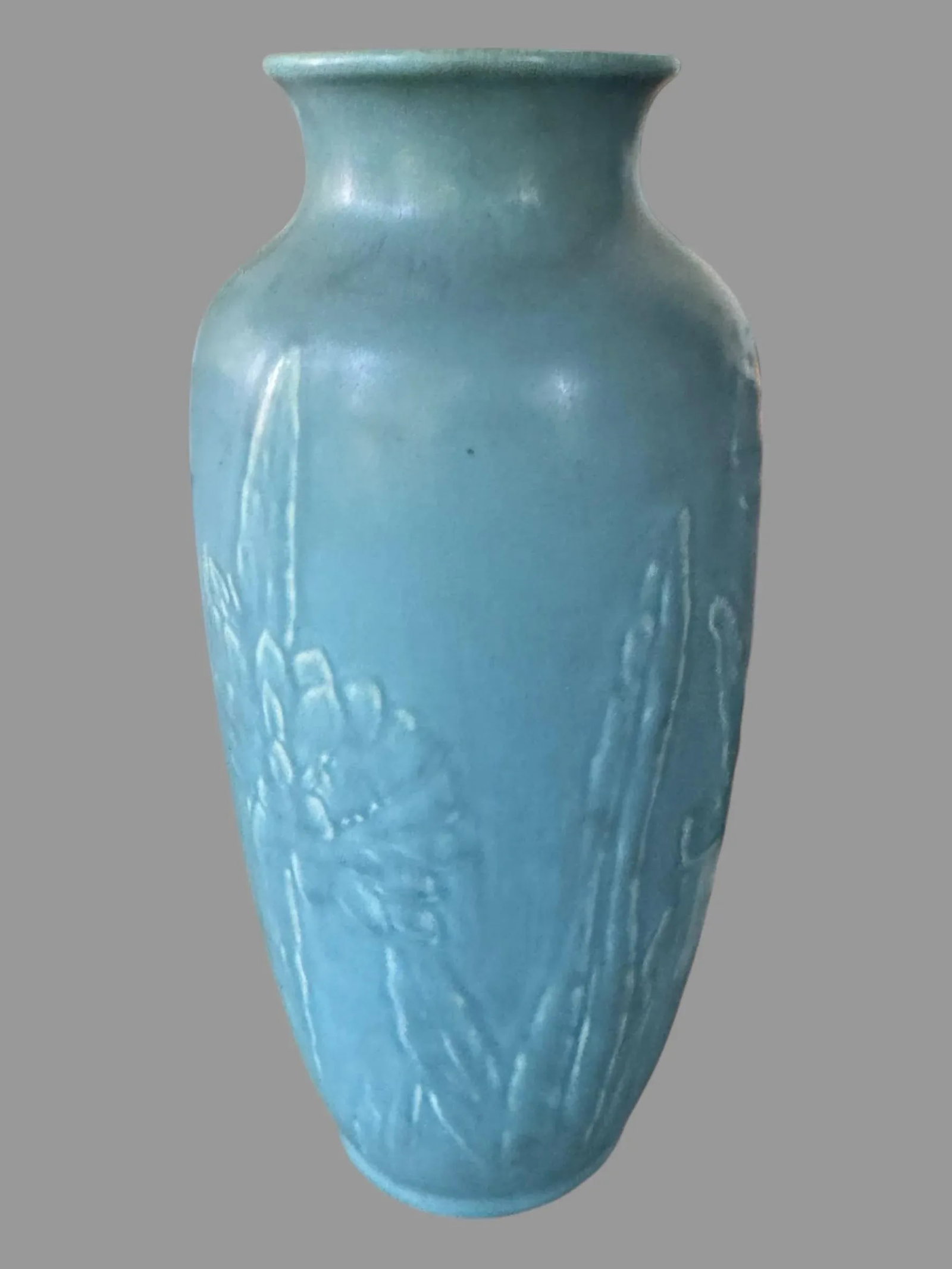 1945 Rookwood Art Pottery Floral Embossed Decorated 6870 Vase - 3
