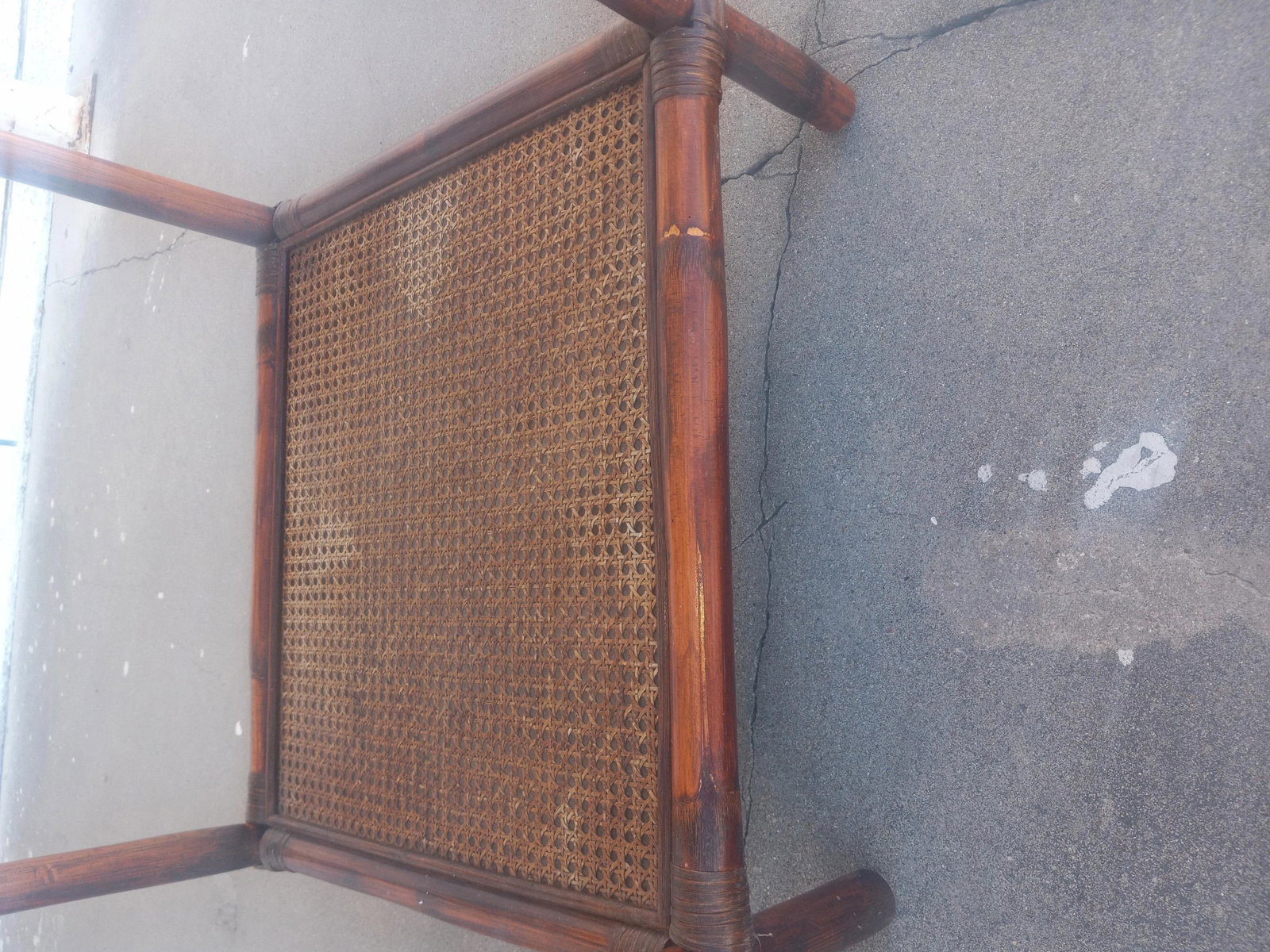 Late 20th Century Ficks Reed Bamboo Occasional Table - 4