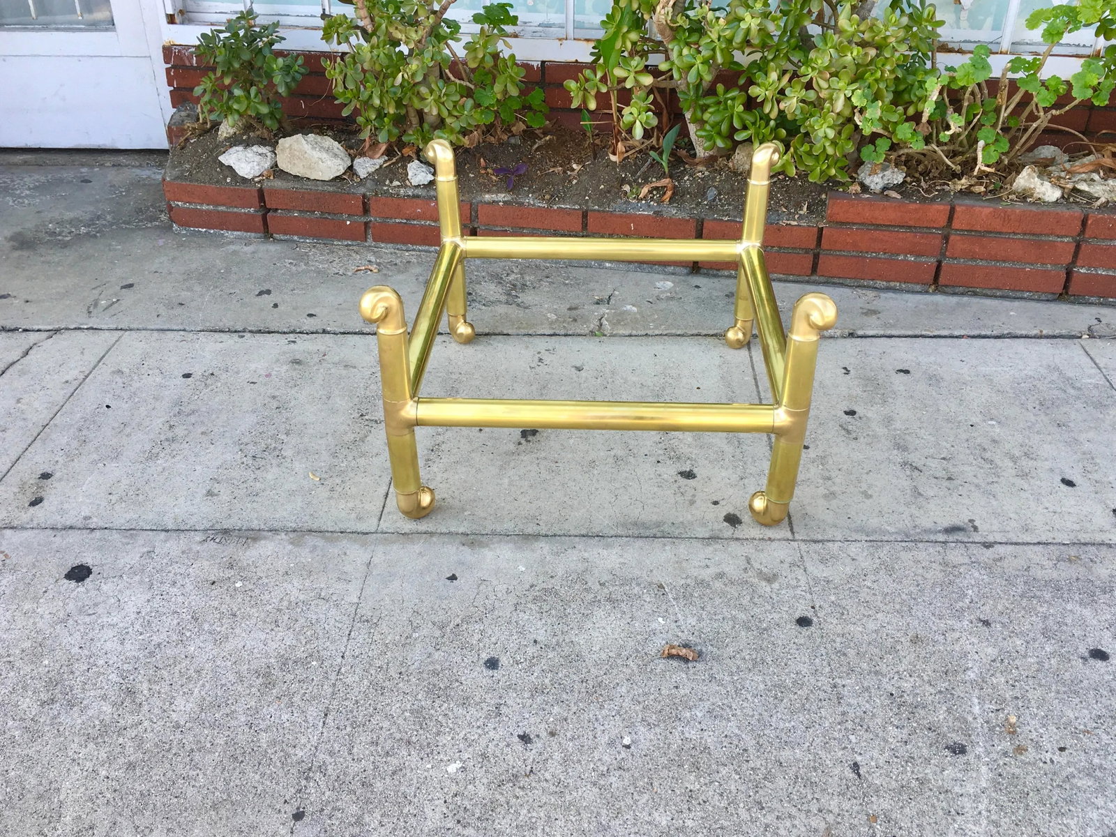 1970s Mid-Century Brass Coffee Table - 5