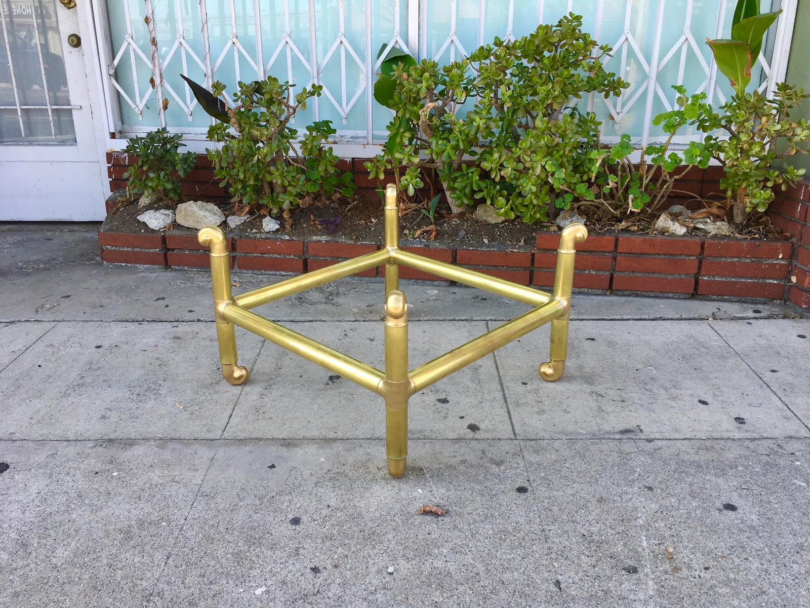 1970s Mid-Century Brass Coffee Table - 6