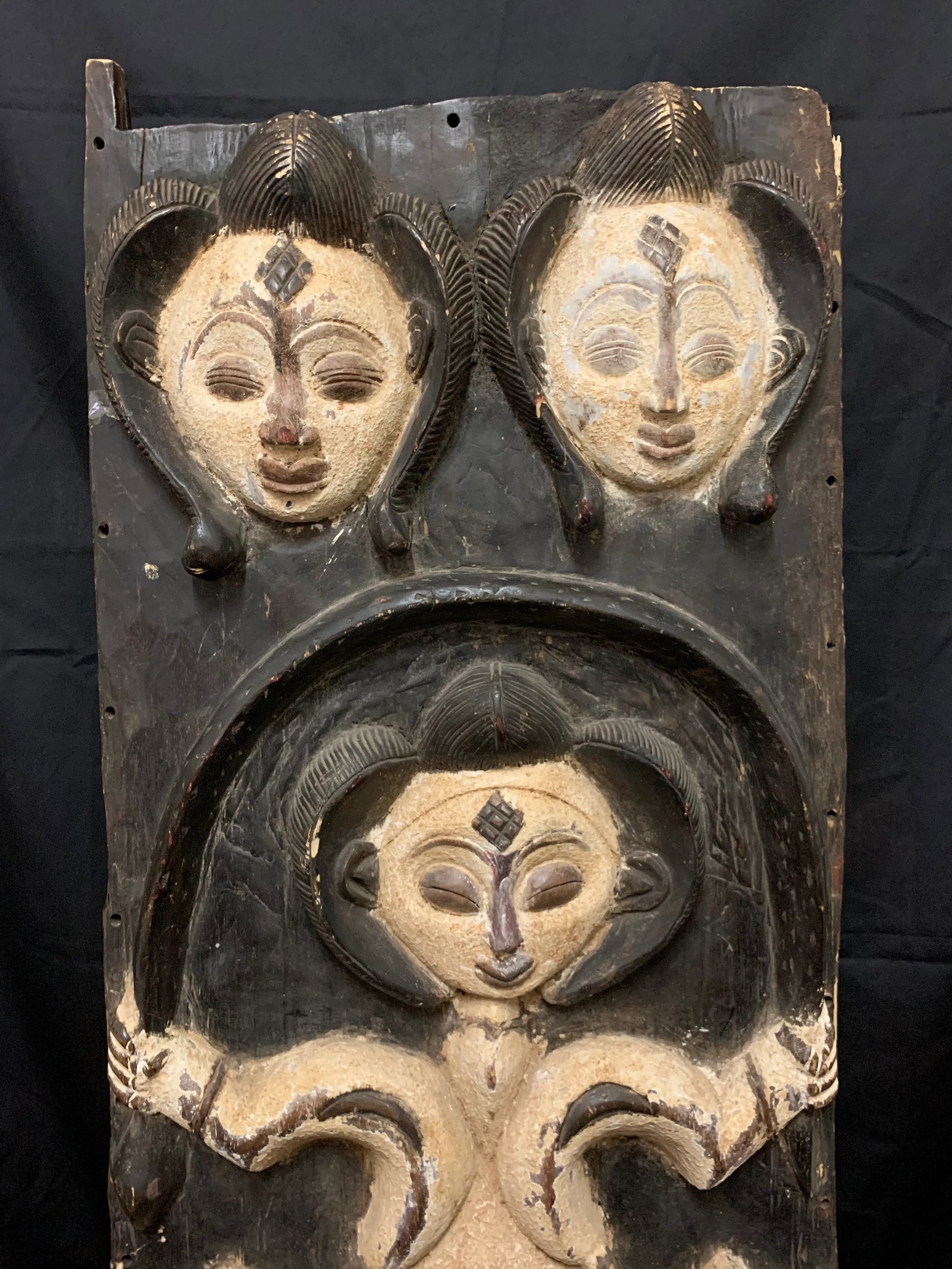African Art Tribal Art Large Door From Punu Tribe Gabon - 2