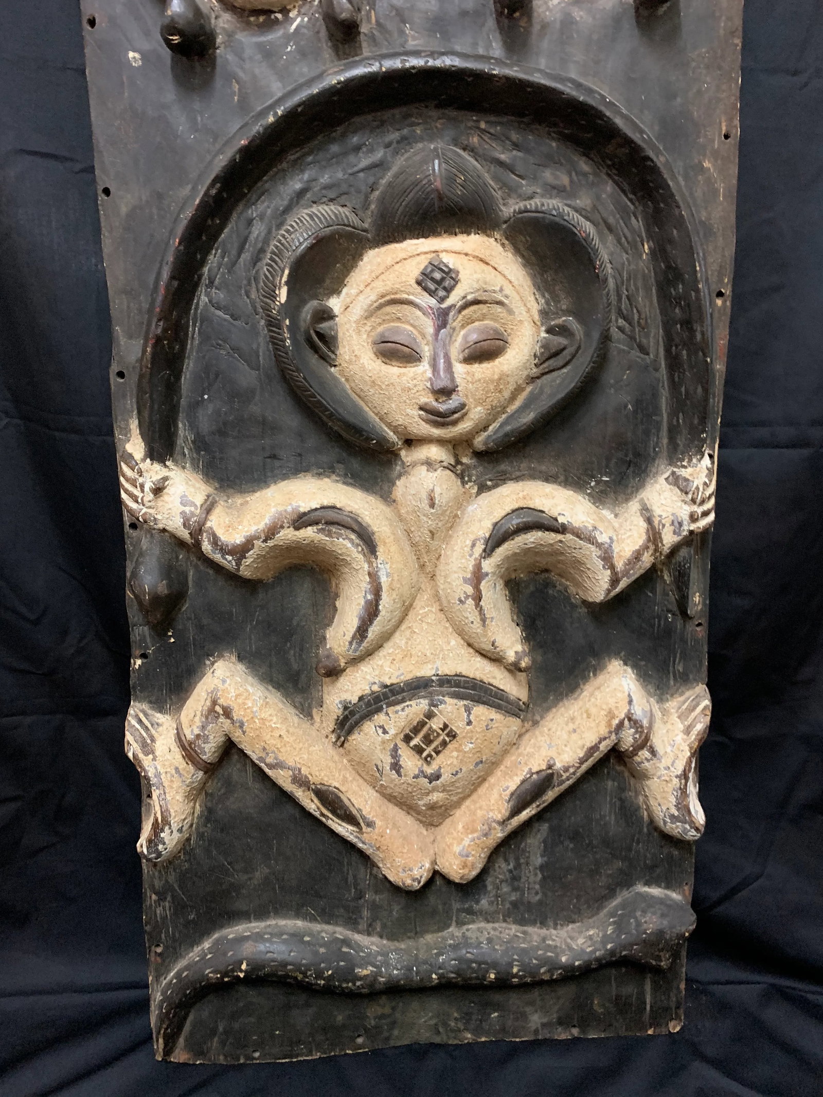 African Art Tribal Art Large Door From Punu Tribe Gabon - 3