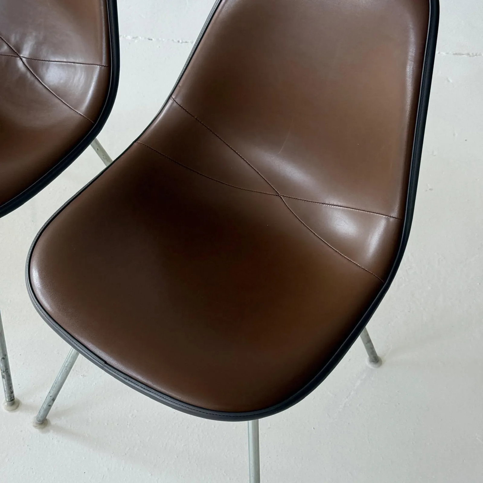 1970s Upholstered Shell Chairs by Charles + Ray Eames for Herman Miller- Set of 4 - 4