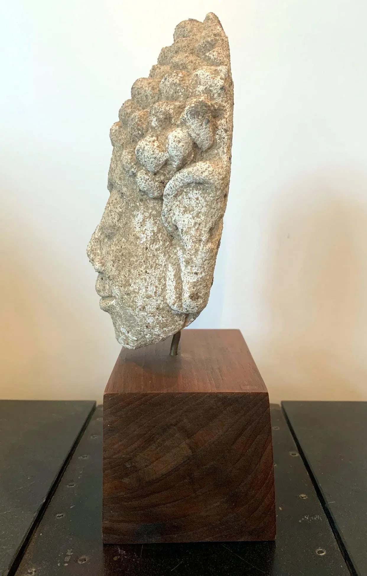 Dvaravati Stucco Buddha Head from Thailand - 5