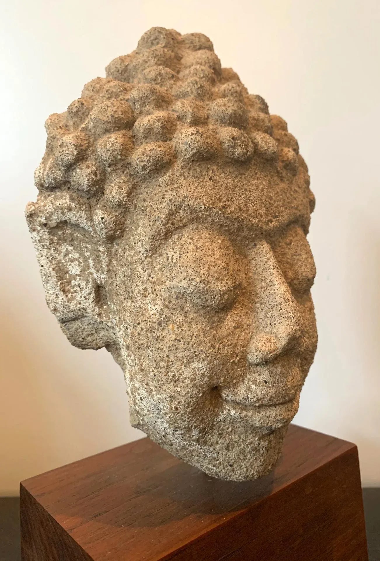 Dvaravati Stucco Buddha Head from Thailand - 8