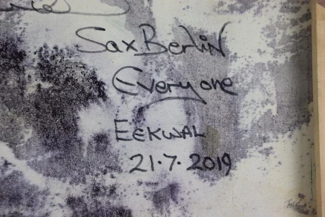Sax Berlin Everyone Eekwal. Contemporary Neo Expressionist Painting 2019 - 3