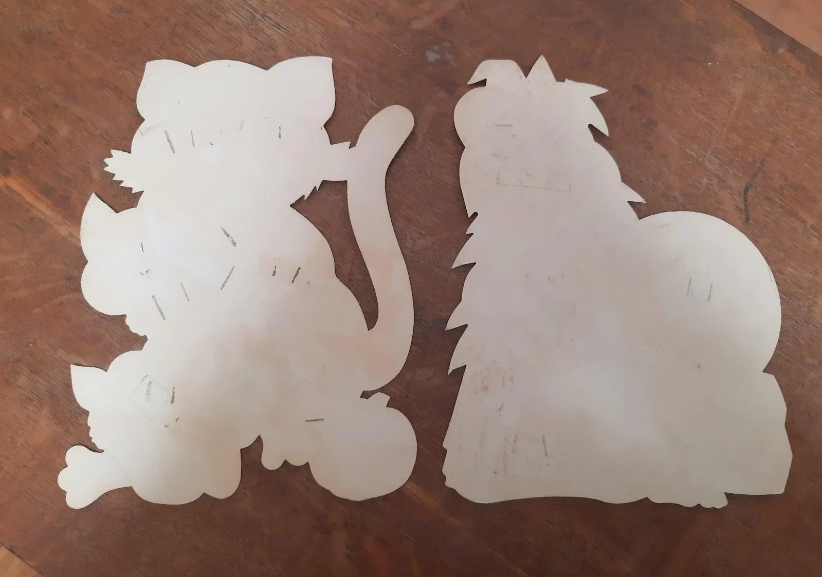 Velvet Black Kitty Cat Jack O Lantern Die Cut Halloween - 3