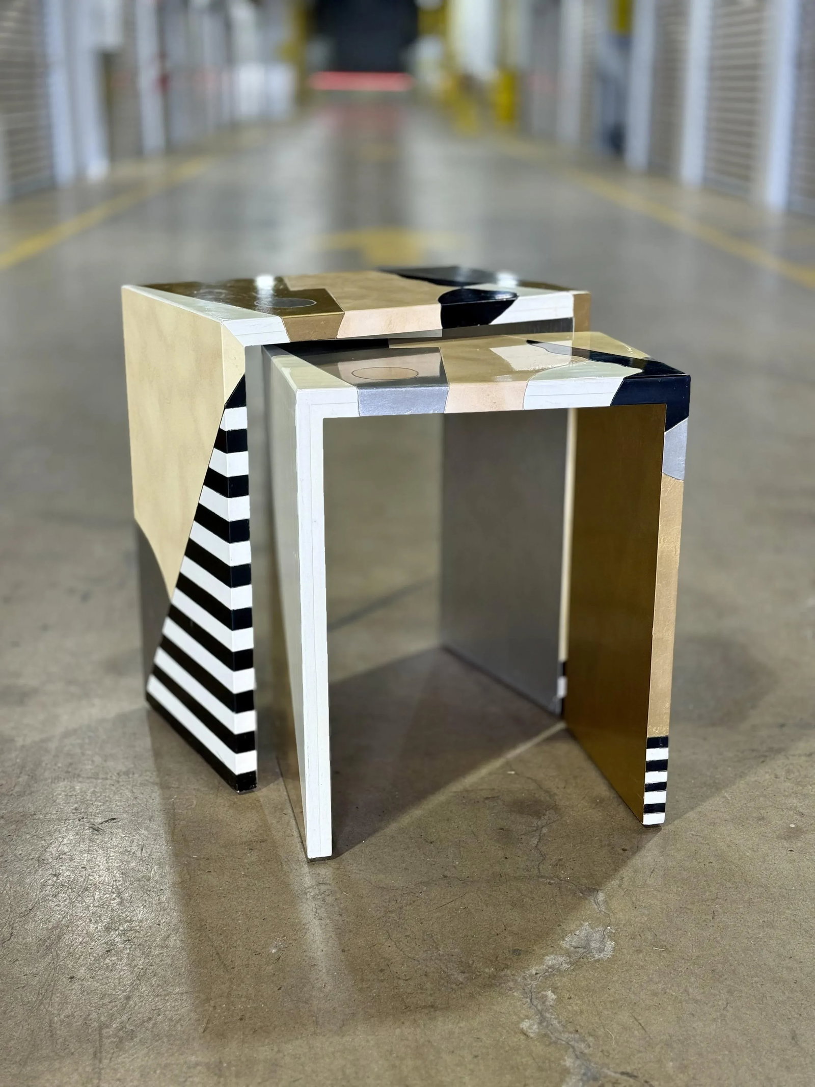 Lam Lee Memphis Style Nesting Tables - Set of 2 - 3