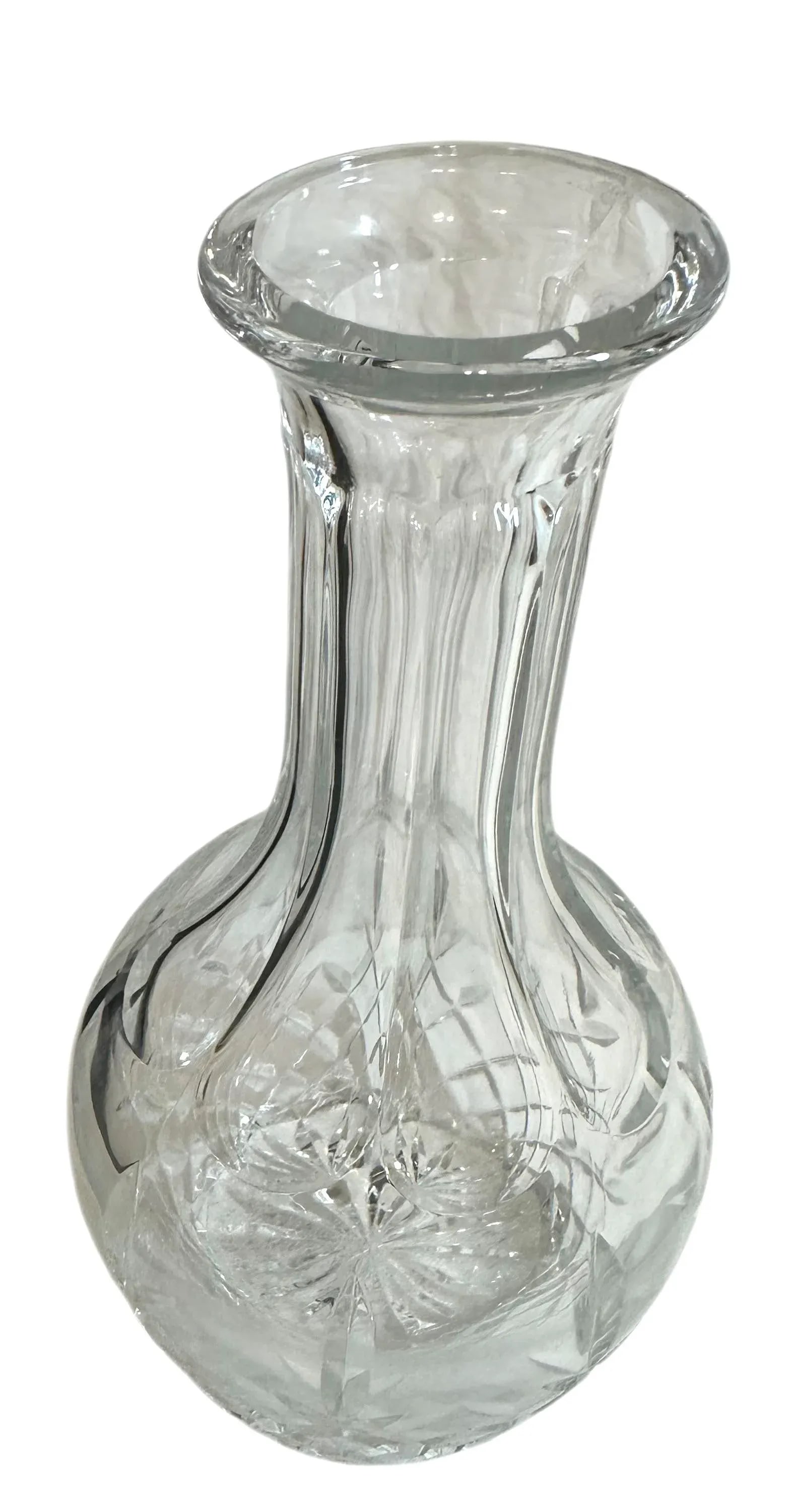 Vintage Crystal Liquor Decanter With Stopper - 2