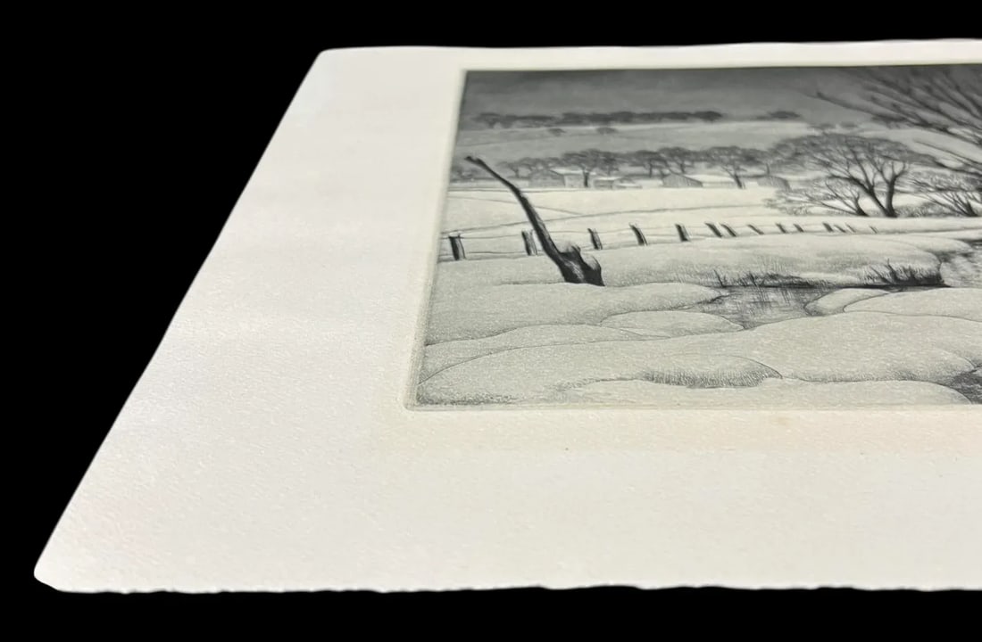 S. L. Margolies Winter Symphony LTD Ed Pencil Signed Aquatint Etching Print - 3