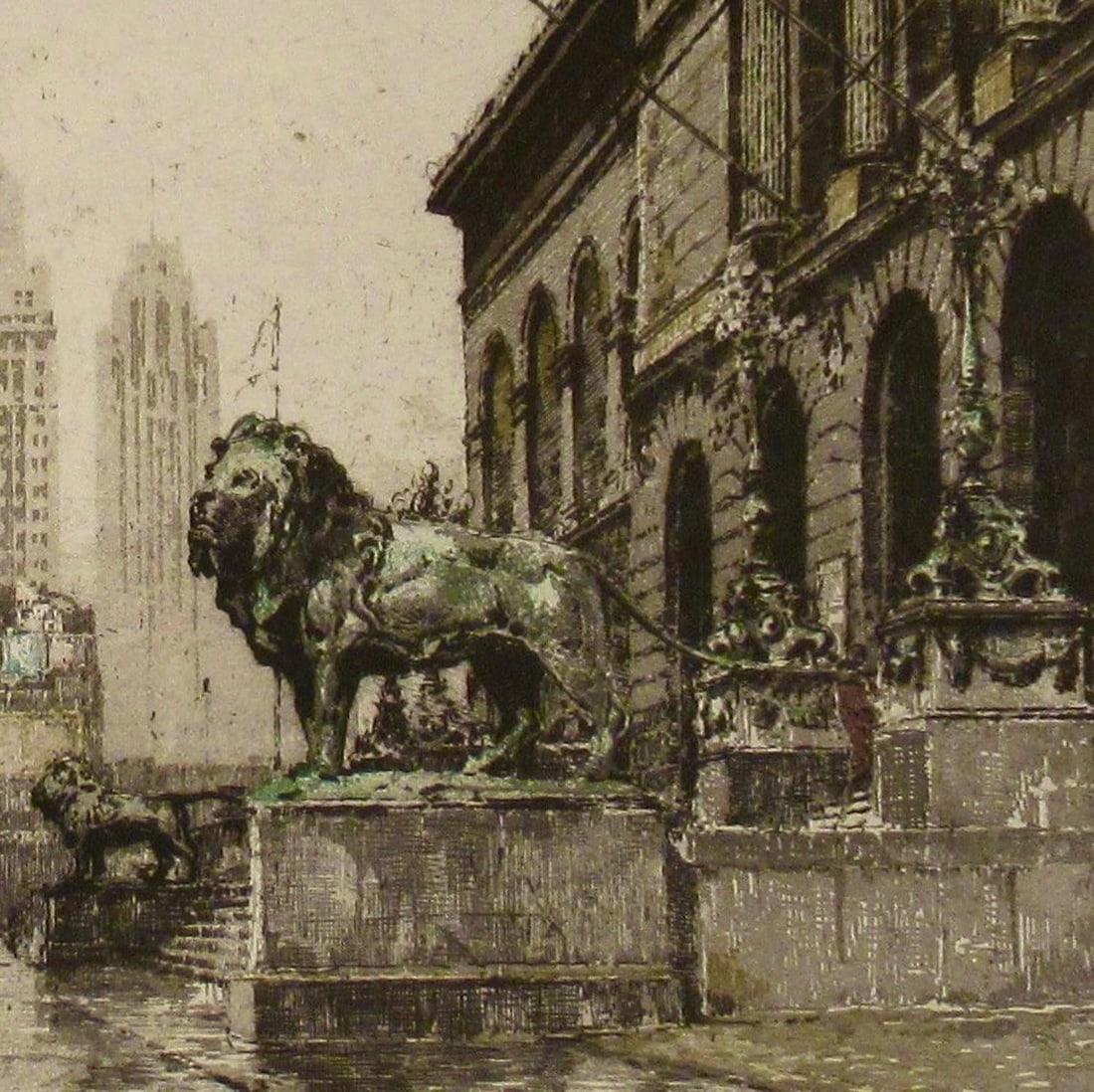 Luigi Kasimir Michigan Avenue, Chicago. 1930 Original Print - 6