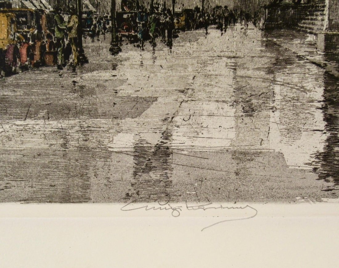 Luigi Kasimir Michigan Avenue, Chicago. 1930 Original Print - 7
