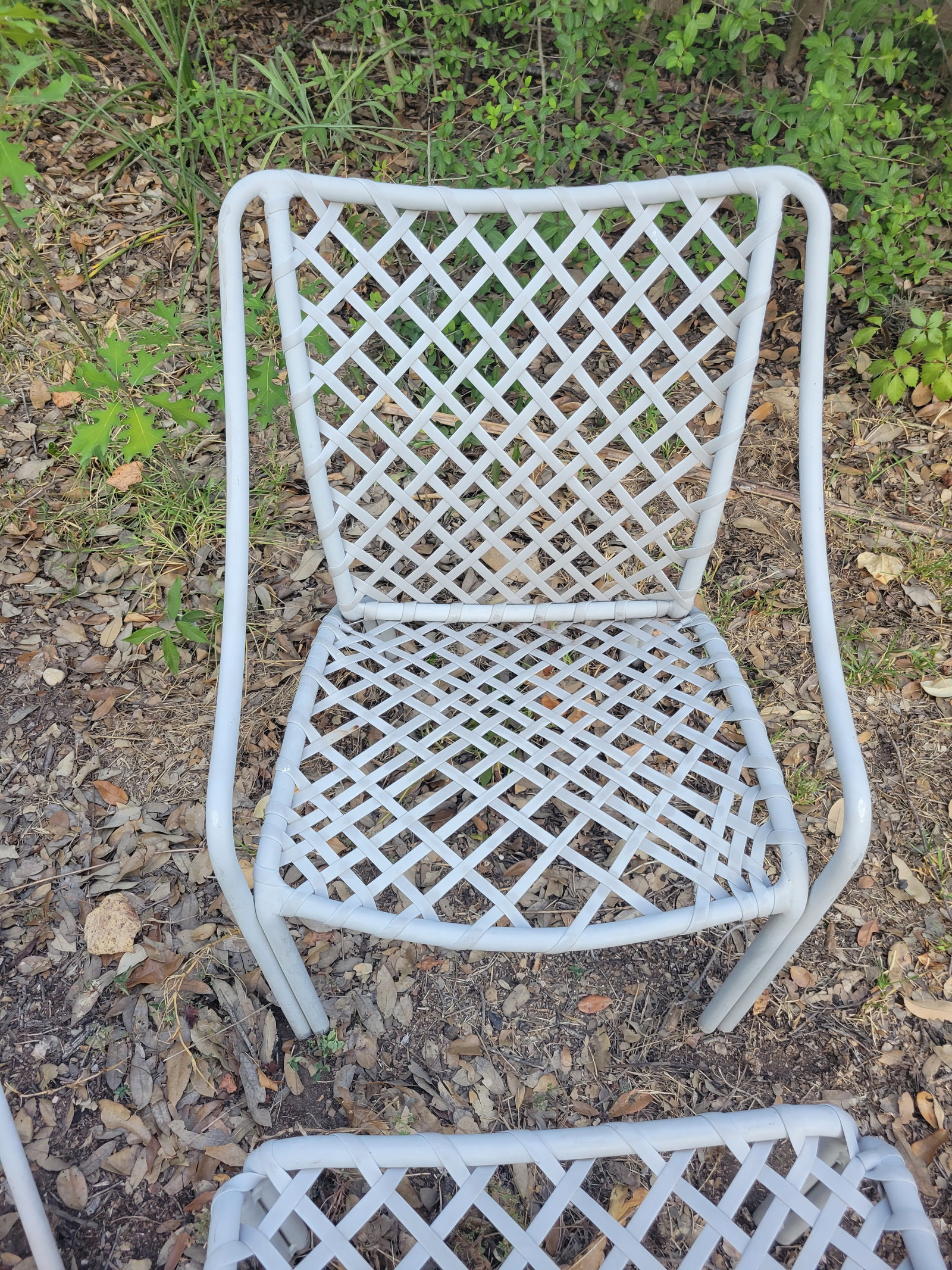 1970s Brown Jordan Tamiami Chaise, Lounge Chair and Foot Stool in Gray - 7