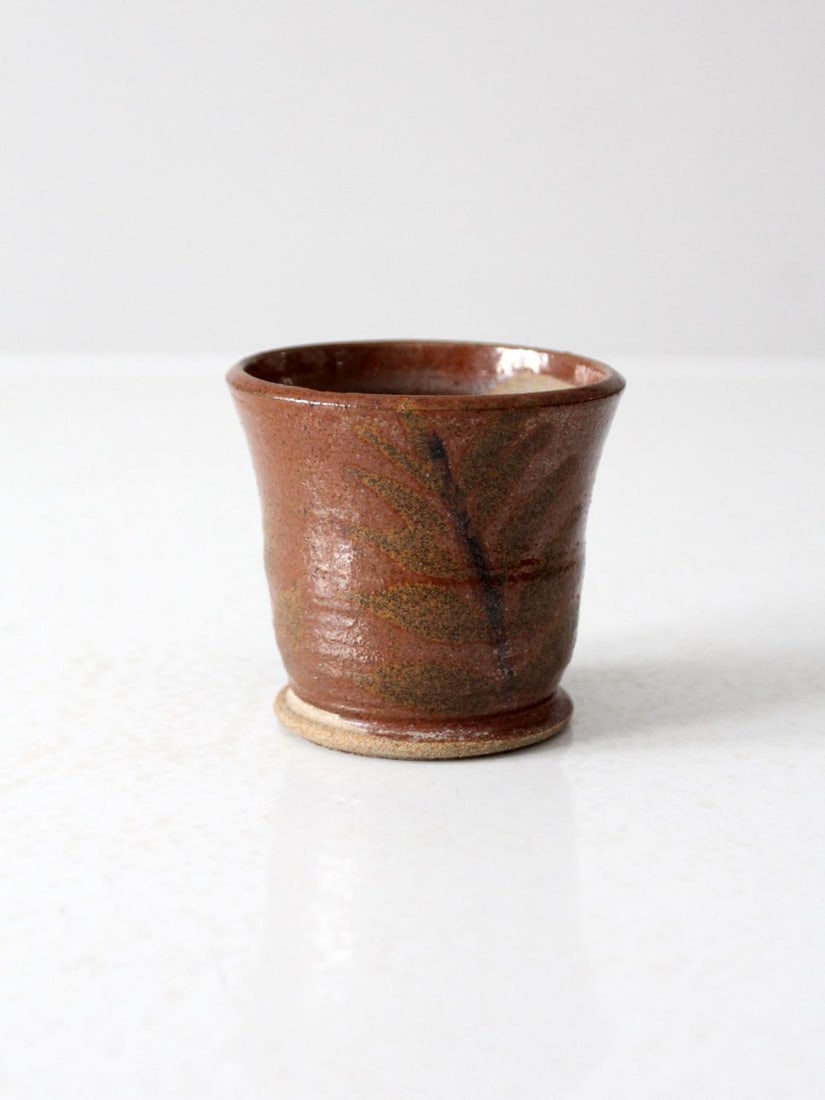 Vintage Studio Pottery Planter Vase - 2
