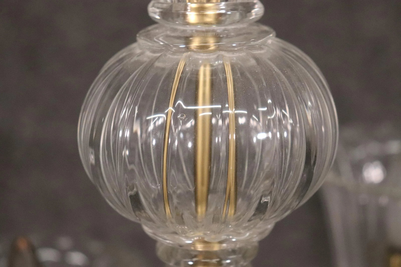 6-Arm Italian Murano Glass Chandelier - 7