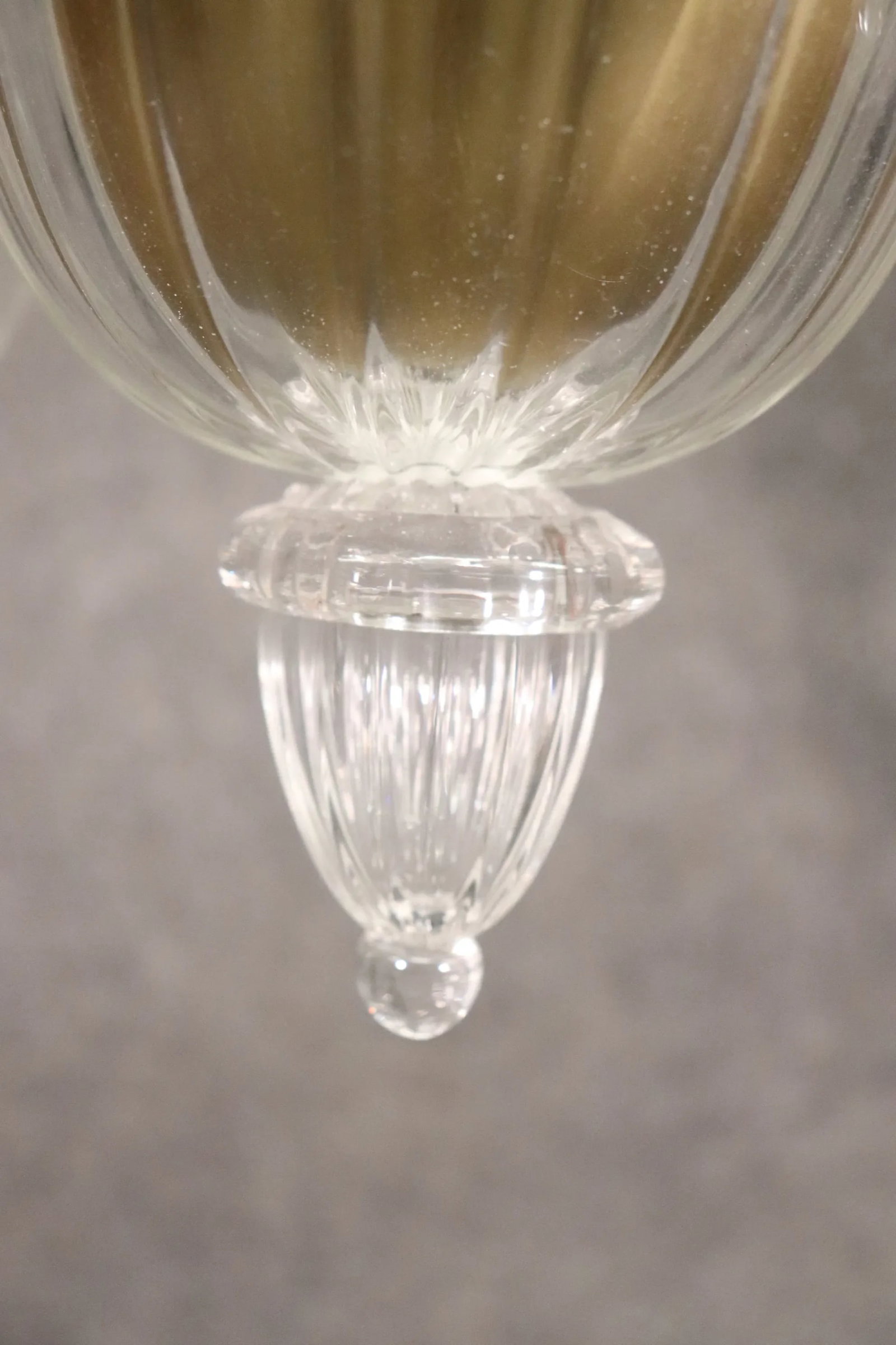 6-Arm Italian Murano Glass Chandelier - 8