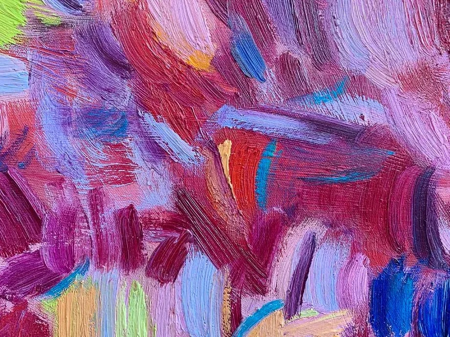Love Like This Contemporary Abstract Expressionist Oil Painting by Monica Shulman - 2