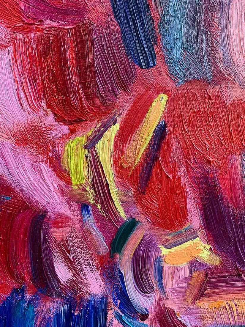 Love Like This Contemporary Abstract Expressionist Oil Painting by Monica Shulman - 4