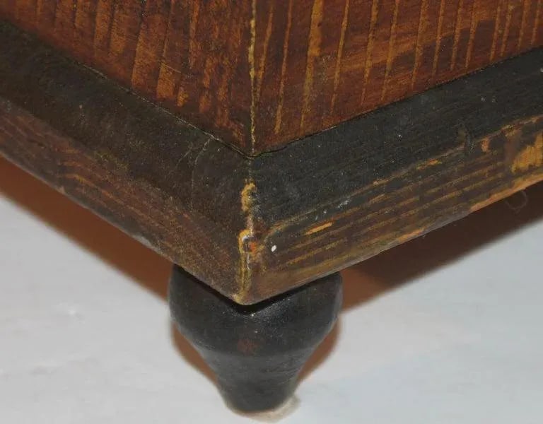 19th C Lancaster County Original Painted Small Bin - 2