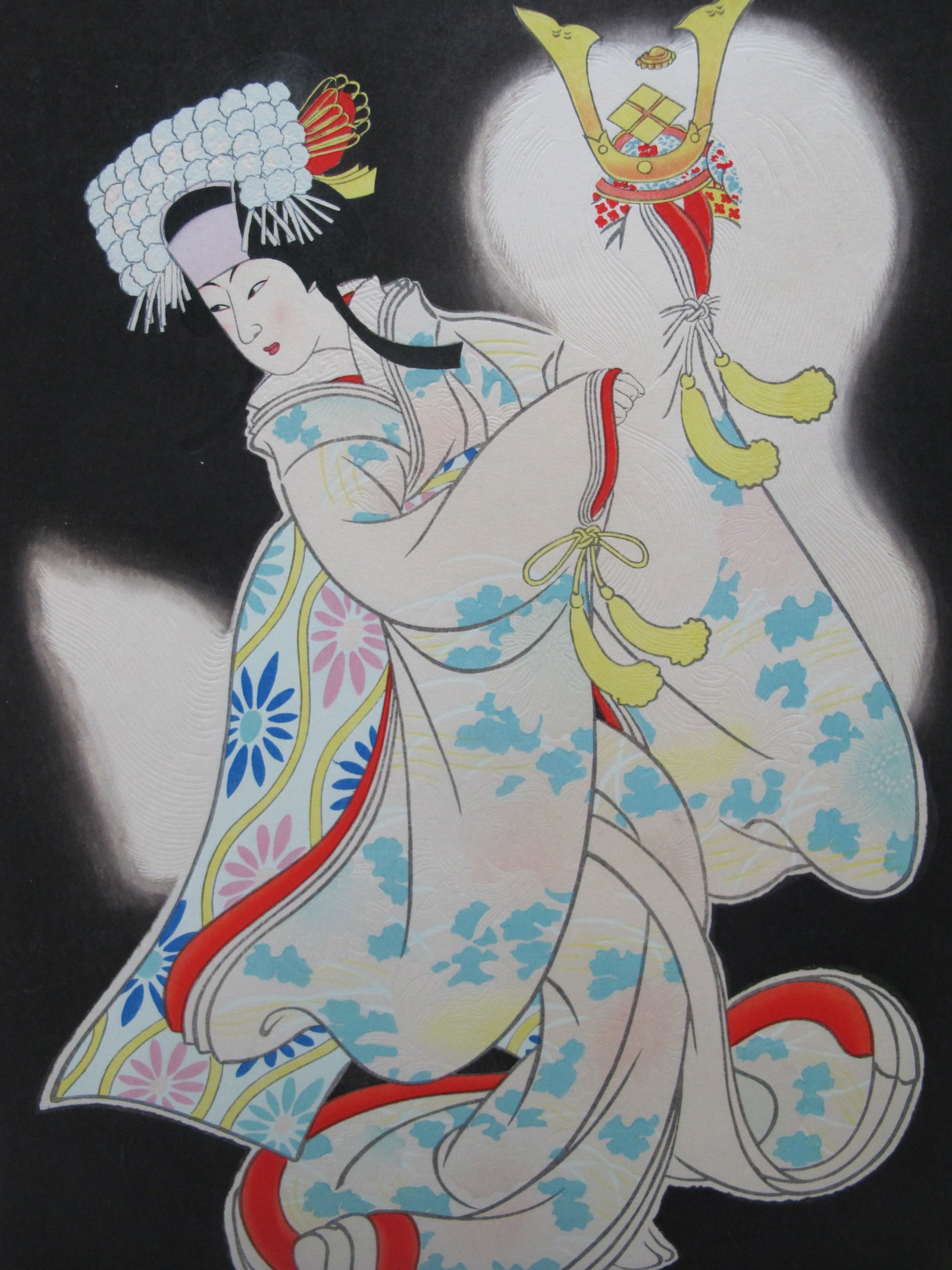 Japanese Sadanobu Hasegawa Hand Colored Signed Woodblock Print Honcho Hasegawa - 2