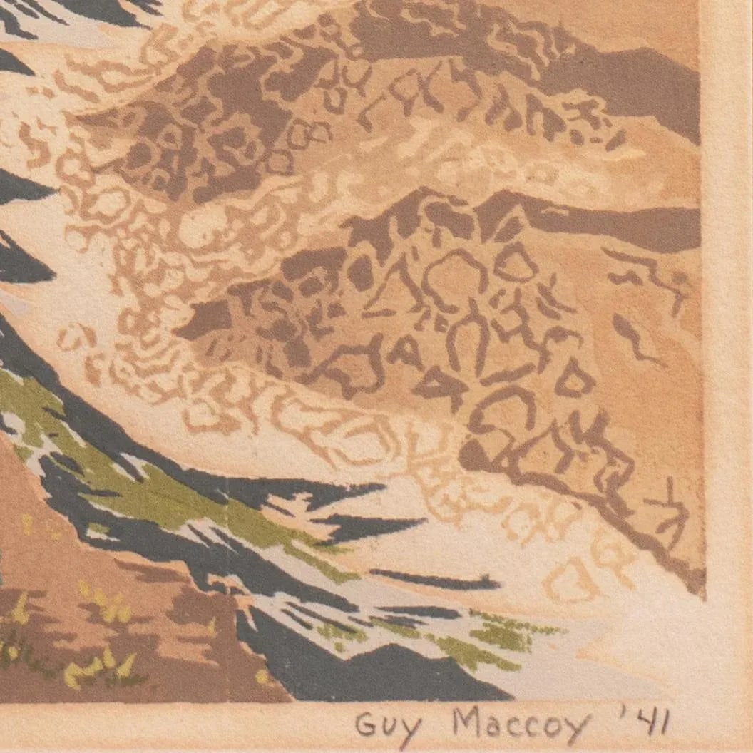 Vermont Quarry' by Guy Maccoy, 1941, Kansas City Art Institute, New York, Art Students League, Work - 3