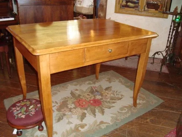 19th Century French Farm Style Writing Desk - 2